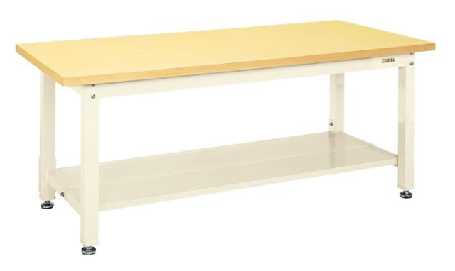 【直送】【代引不可】サカエ(SAKAE) 重量作業台KWタイプ(中板2枚付) KWG-188T1I