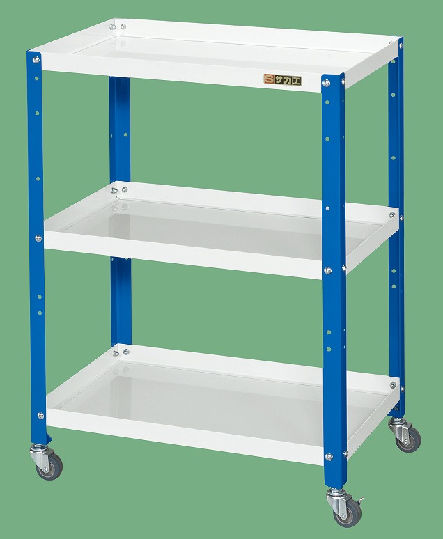 【直送】【代引不可】サカエ(SAKAE) ライトワゴン(エラストマー車) LW-608WBの通販は 14,885円