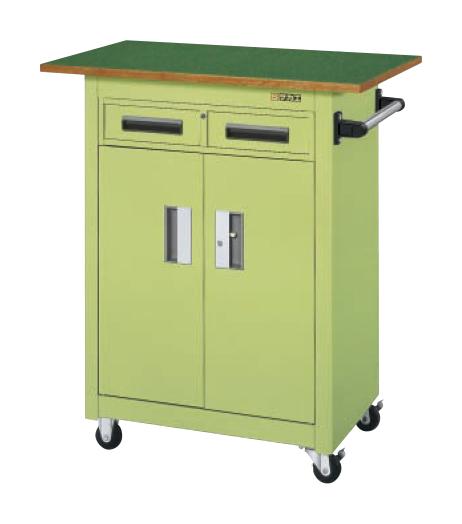 【直送】【代引不可】サカエ(SAKAE) パネルワゴン天板付(ゴム車) PMW-7ANTの通販は