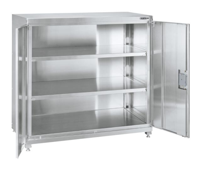 【直送】【代引不可】サカエ(SAKAE) ステンレス保管庫(SUS430タイプ) PNH-1212SU4の通販は 262,219円