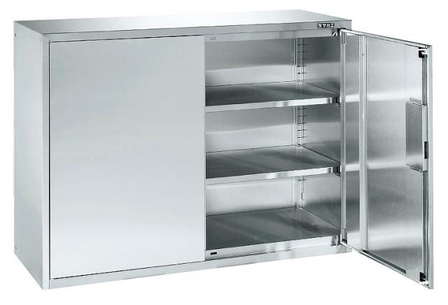 【直送】【代引不可】サカエ(SAKAE) ステンレス保管ユニット(両開き戸タイプ) SU-123Bの通販は 257,617円