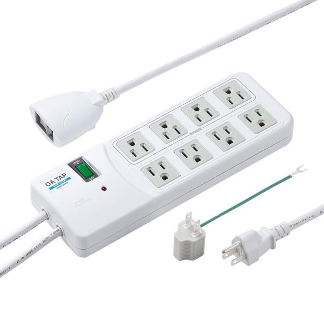 サンワサプライ 雷ガードタップ TAP-SP307の通販は