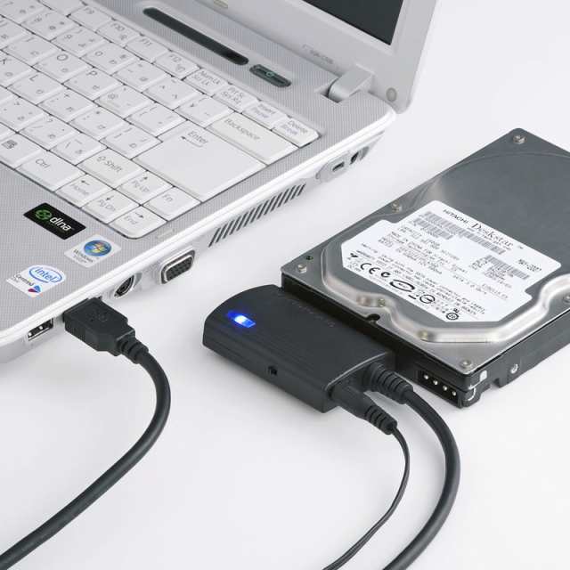 サンワサプライ SATA-USB3.0変換ケーブル USB-CVIDE3の通販は
