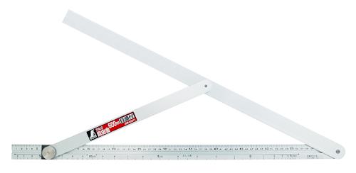 シンワ測定 アルミ自由金 60cm 勾配目盛 筋交付 62571の通販は