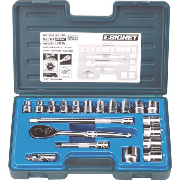 SIGNET(シグネット) 12.7sq.ソケットレンチセット 20PC ミリ 13720の通販は