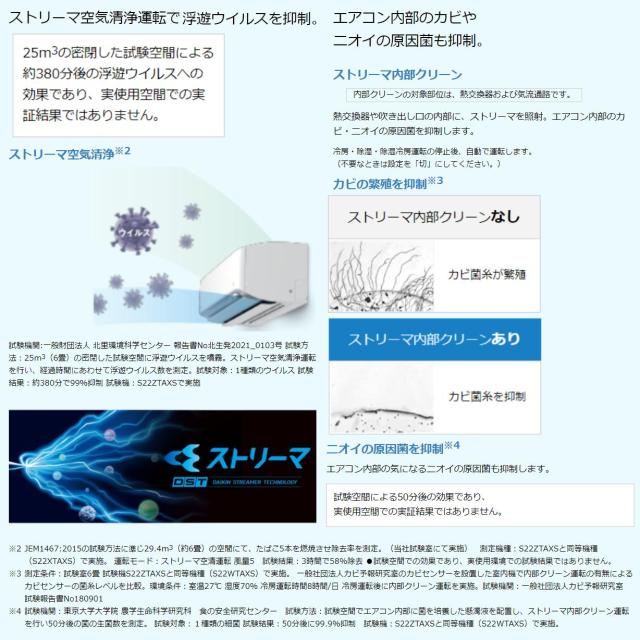 【】ﾀﾞｲｷﾝ《S71ZTAXV-W》外電源(F71ZTAXV-W + R71ZAXV + ﾘﾓｺﾝ)･単200V･23畳･ : ﾙｰﾑｴｱｺﾝ･冷暖･除湿･AXｼﾘｰｽﾞ･∴ﾎﾜｲﾄ (S713ATAV-Wの旧型)(S714ATAV-Wの2022年型)(S715ATAV-Wの2022年型)DAIKIN･