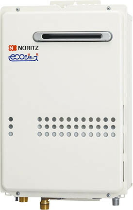 ⊥【】ﾉｰﾘﾂ GQ-C2434WS 15A LPG (00D7B11) (RC-7607M別) : ｴｺｼﾞｮｰｽﾞ 給湯専用 屋外壁掛 (PS標準) ∴