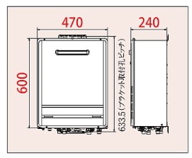 ≠【】ﾊﾟﾛﾏ FH-E2022SAWL-都市ｶﾞｽ 20A (20号) (91181-424) : ｴｺｼﾞｮｰｽﾞ--- ｵｰﾄ 壁掛専用 BL品 ∴Paloma_1