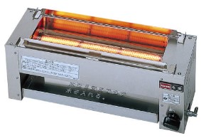 点火確認済み Rinnai リンナイ イカ焼き器 LPG プロパンガス ≠】ﾘﾝﾅｲ RGK-64(A) LPG (ﾌﾟﾛﾊﾟﾝｶﾞｽ) (43-4430) : 業務用焼物器 串焼 64