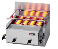 【≠】ﾘﾝﾅｲ RGA-404B(A)-13A (43-4537) : 業務用焼物器 荒磯 4号 1ｺｯｸ2ﾊﾞｰﾅｰ ∴