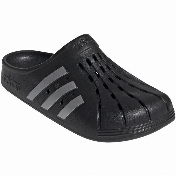 アディダス クリアランスセール Adidas アディレッタ クロッグ Fy69 コアブラック シルバーメタリック コアブラックの通販はau Pay マーケット Shoes Depo