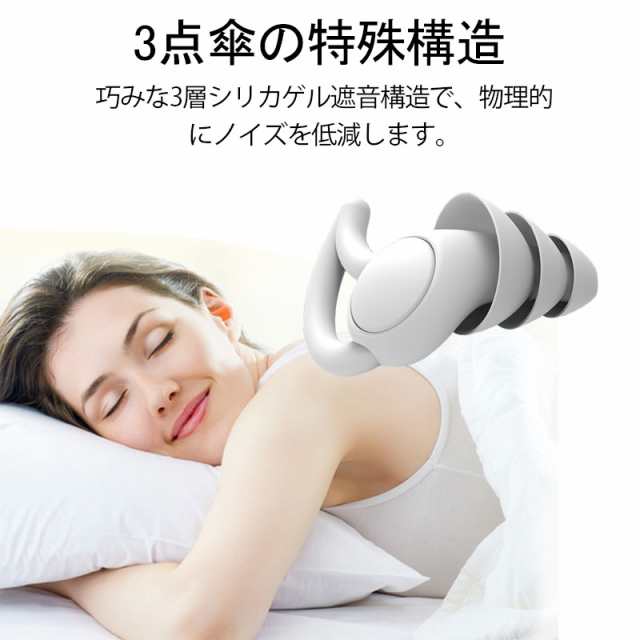 最新三層超防音耳栓」 アンチノイズ 睡眠用耳栓 ノイズリダクション シリコーン耳栓 サイの角 ワイヤレス 防音 遮音 睡眠 水洗い可能 の通販はau  PAY マーケット - BBICE
