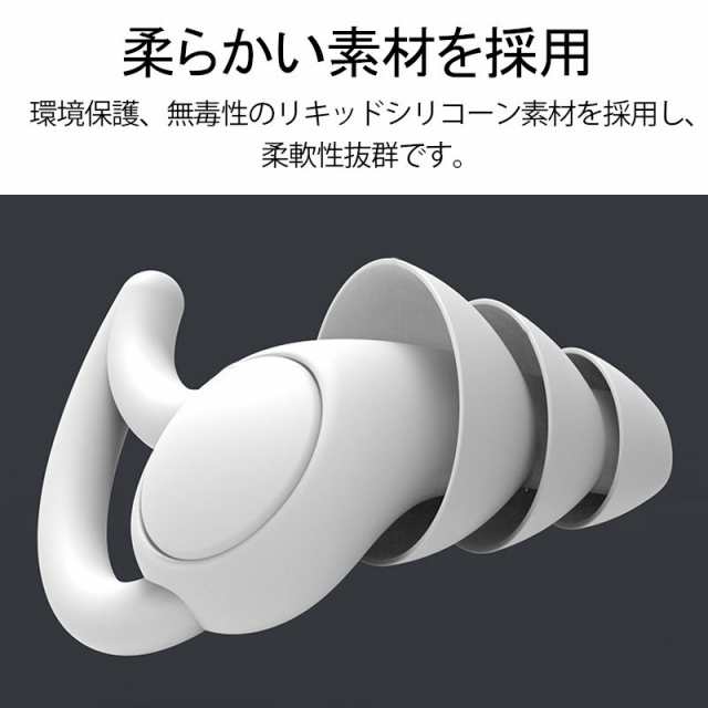 最新三層超防音耳栓」 アンチノイズ 睡眠用耳栓 ノイズリダクション シリコーン耳栓 サイの角 ワイヤレス 防音 遮音 睡眠 水洗い可能 の通販はau  PAY マーケット - BBICE