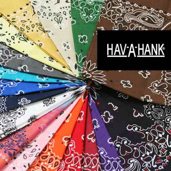 バンダナ ハバハンク ペイズリー柄 ハンカチ マスク アメリカ製 Havahank Bandana Made In Usa メンズ レディース ユニセックス おしゃの通販はau Pay マーケット ツナグテ