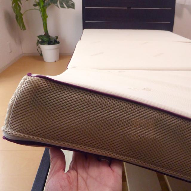 豪華特典 特殊立体敷タイプ B-AIR PRO PLUS BR90 ボディリフレックス90 セミダブル 118×200cm マットレス ウレタン 体圧分散 日本製_9