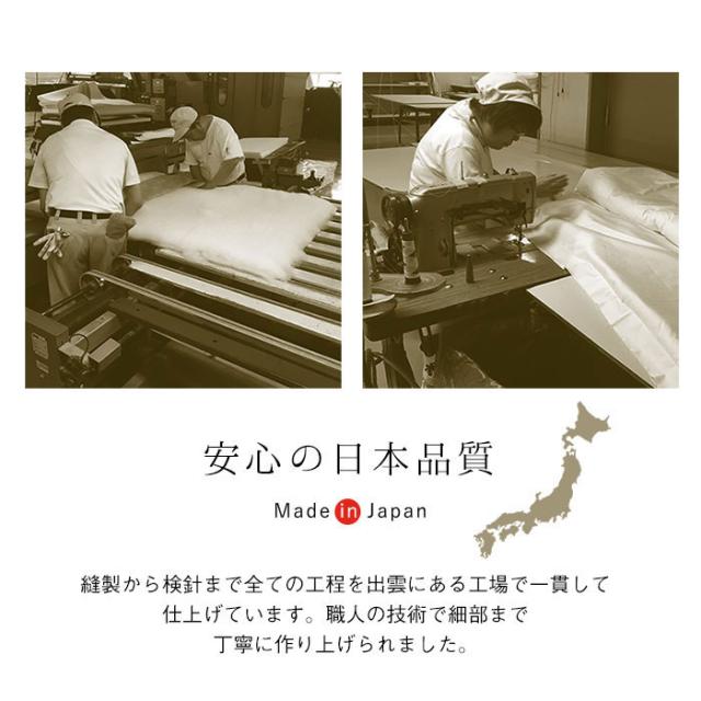 日本製 敷きパッド キング 180×210cm 東洋紡モイスケアわた使用 吸湿熱 防カビ 消臭 やわらか敷きパッド あったか 四隅ゴム付き No.21_6