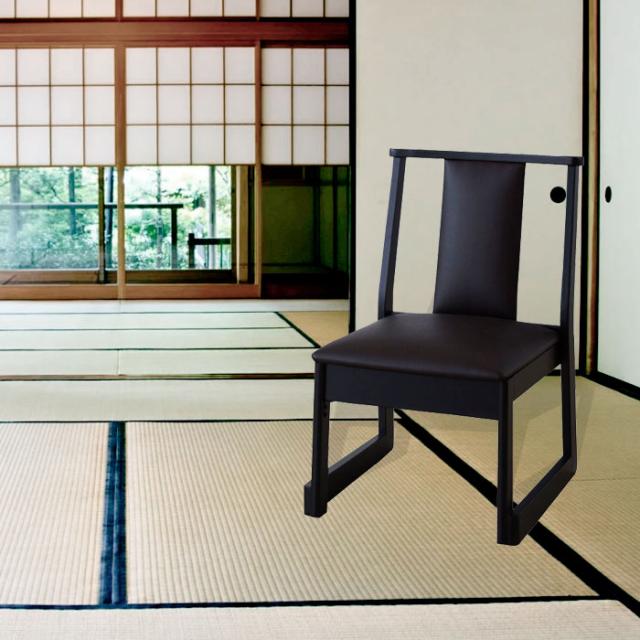 法事チェア（1脚／単品） BC-235 スタッキング チェア  和室 一人掛け 料亭 旅館 神社 お寺 座敷 高座椅子 高椅子 畳用椅子 和風椅子 座敷椅子 完成品の通販は