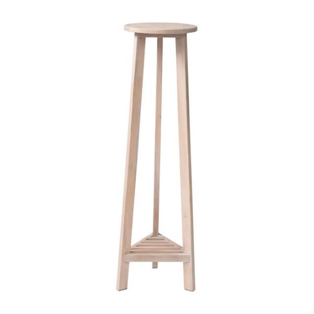 プランターベース Lサイズ（1点単品）GUY-923 プランタースタンド 高さ90cm おしゃれ 花台 木製 形 棚付き 観葉植物_12