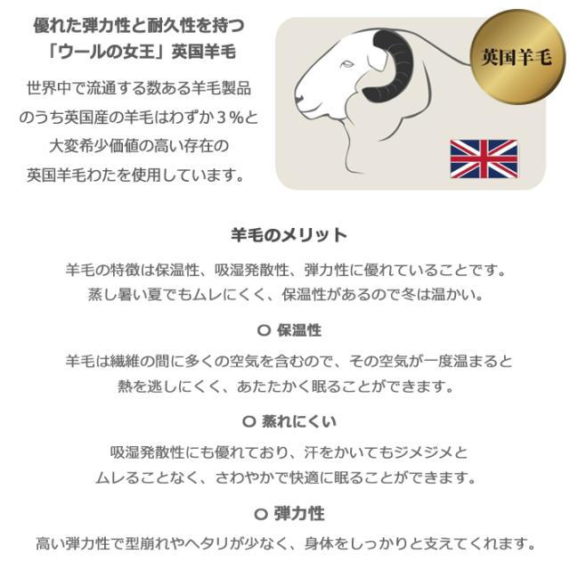 フランスベッド らくピタ羊毛IIのびのび3点セット シングル 羊毛敷きパッド ベットシーツ 洗濯ネット付き リクライニングベッド 3603981_10