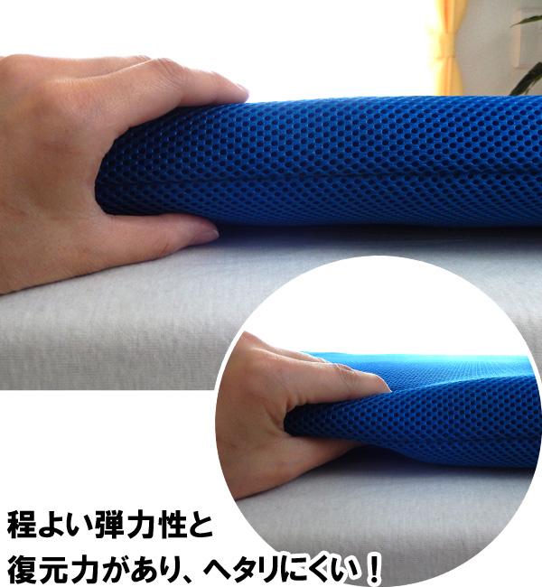 送料無料 ごろ寝敷き布団 70×120×5cm ブレスエアー オールシーズン 芯まで洗える 抗菌防臭 日本製 16便 ASS0003T E-02