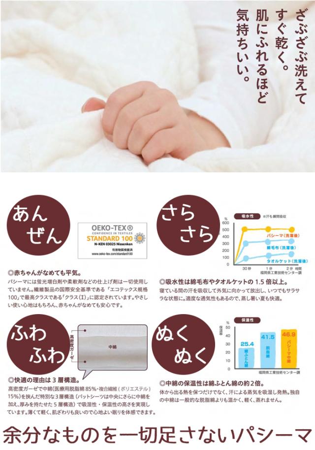 パシーマ パットシーツ ダブル 敷きパット 敷きパッド ベットパット