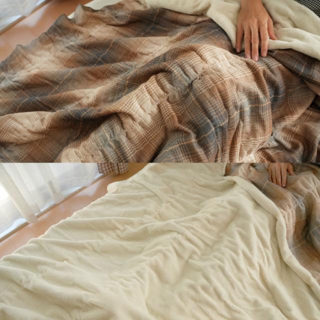 西川 毛布 ウールインナーブランケット くしゅっとガーゼ 150×200cm 毛布 軽量毛布 ウール100％ インナーケット 日本製 10便 FQ04153001_9