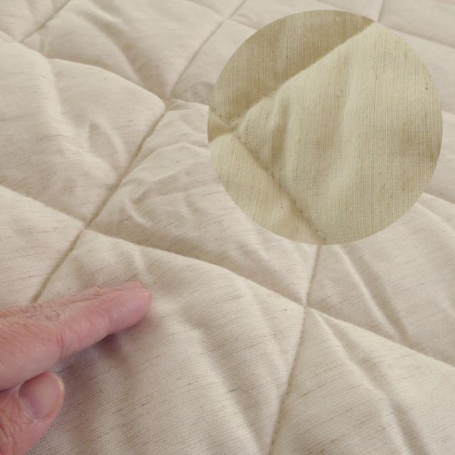 日本製 爽やかウールベッドパッド 羊毛ベッドパッド シングル 100×200cm ウール100％ 多層式健康パッド 3層構造 MOSWBPS000_5