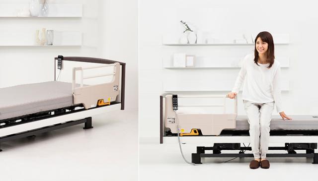日本製 パラマウントベッド サイドグリップ 1本入り 固定式手すり てすり 手摺り 正規品 KS-030A_1