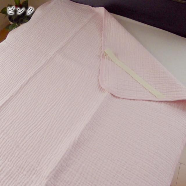 日本製 ムレーヌ 敷きパッド 敷パット シングル 100×205cm シール織り 脱脂加工 綿100％ 高野口ブランド 8便 1079-7800_4