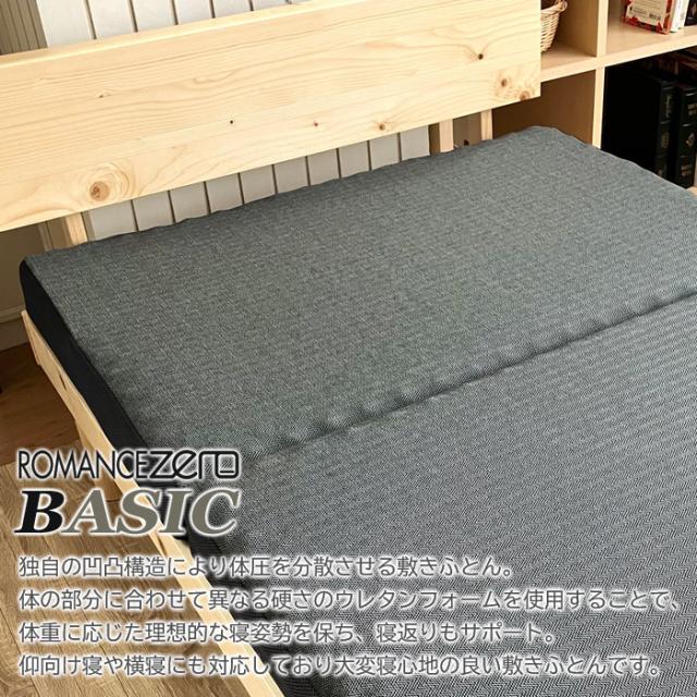 ロマンスゼロベーシック シングル 97×195cm 敷ふとん ウレタンマットレス 腰痛 ROMANCE ZERO BASIC 高反発 日本製 1134-7030-20_1