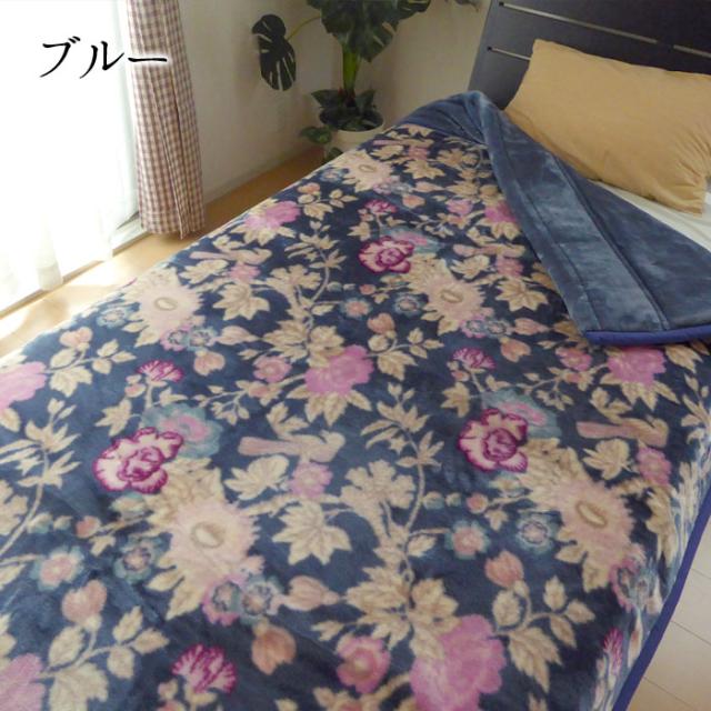 毛布 あったか 昭和西川 わた入りアクリル合わせ毛布 シングル 140×200cm 吸湿発熱 ボリューム 厚手 極厚 日本製 セール 22305-19513_10