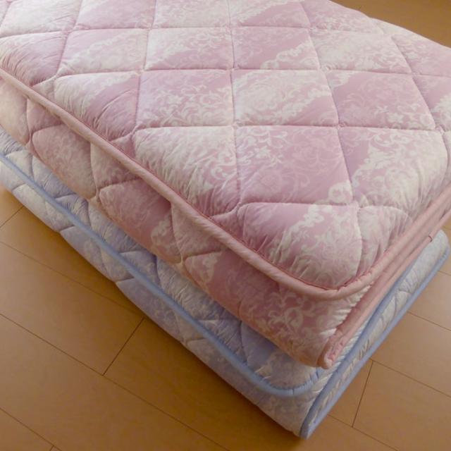 日本製 羊毛混敷き布団 セミダブル 120×210cm 3層固綿 敷きふとん 硬め プレミアムウール 布団 敷布団 オールシーズン 柄込み NSJ0003T_7