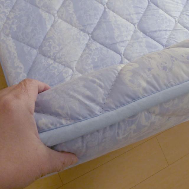 日本製 羊毛混敷き布団 セミダブル 120×210cm 3層固綿 敷きふとん 硬め プレミアムウール 布団 敷布団 オールシーズン 柄込み NSJ0003T_8