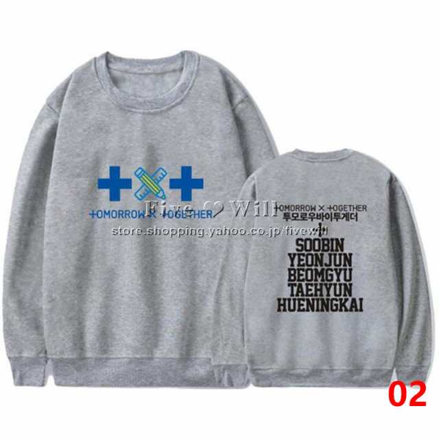 送料無料◇TXT TOMORROW X TOGETHER 韓流グッズ 2022新入荷 パーカー スウェット 男女兼用 応援服 打歌服カジュアルウェア  ペアルックの通販はau PAY マーケット - スカイスター