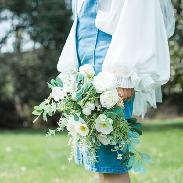 送料無料 ウエディングブーケ 花束 花飾り 結婚式 バラ造花 ウェディング用 アレンジメント 花嫁 披露宴 手作り キット ブライダルブーの通販はau Pay マーケット スカイスター