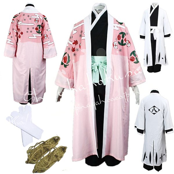 子供 大人ブリーチ Bleach 風 八番隊隊長京楽春水 きょうらくしゅんす い コスプレ衣装ウィッグcos靴 笠 Cosplay コスチューム変装 仮装 の通販はau Pay マーケット スカイスター