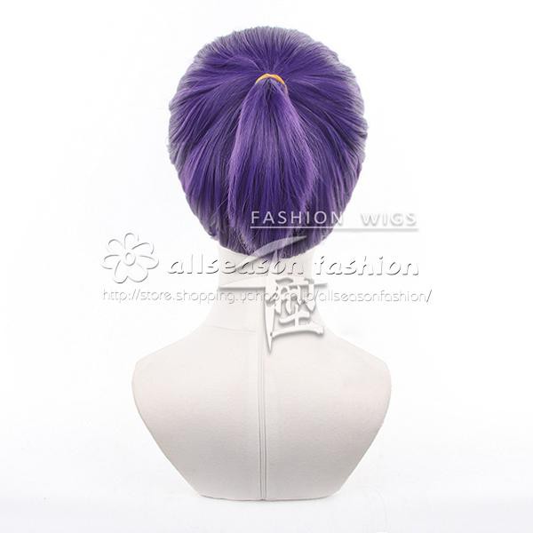 コスプレウィッグ ワンピース ページワン パープル 耐熱 ウィッグ かつら Wig 仮装、変装