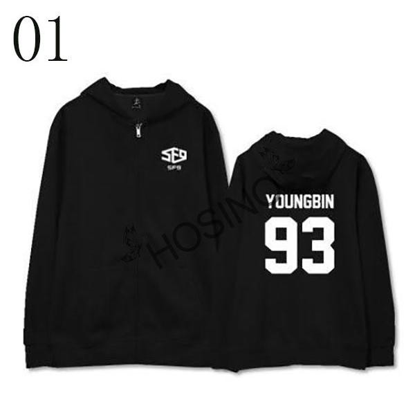 送料無料◇SF9 ROWOON/CHA NI/YOUNG BIN/TAE YANG 韓流グッズ パーカー ス スウェット フード付き 春秋 周辺  応援服 打歌服 カジュアルウの通販はau PAY マーケット スカイスター au PAY マーケット－通販サイト