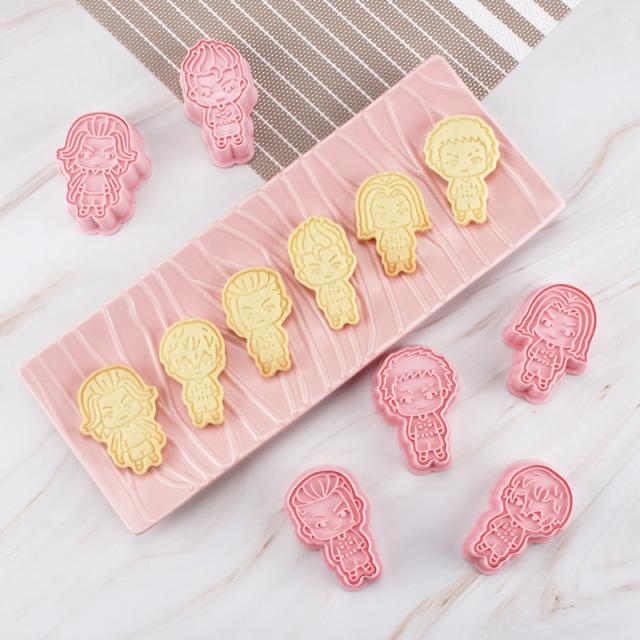 クッキー型 6点セット 東京卍リベンジャーズ キャラクター型枠 クッキー型抜き 製菓道具 洋菓子用グッズ かわいい の通販はau Pay マーケット スカイスター