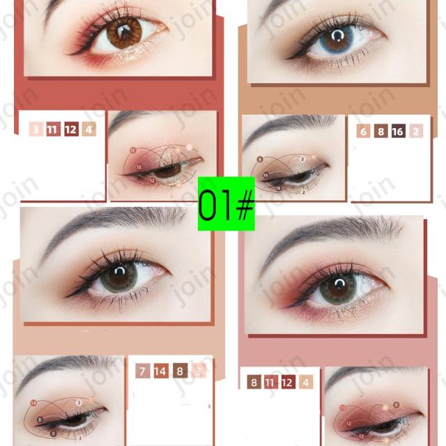cs275# 新作 3type 送料無料 16colors setアイシャドウ 韓国 コスメ