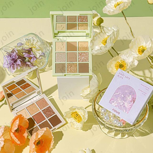 cs544#NOVO アイシャドウパレット 日本国内当日発送 9colors set 3type