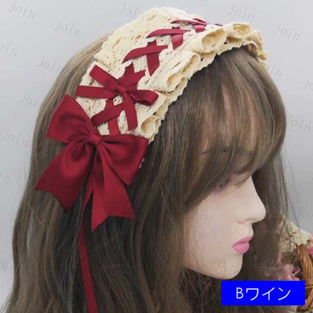 【正規品】 デニム ヘッドドレス風カチューシャ 等しく ヘアアクセサリー