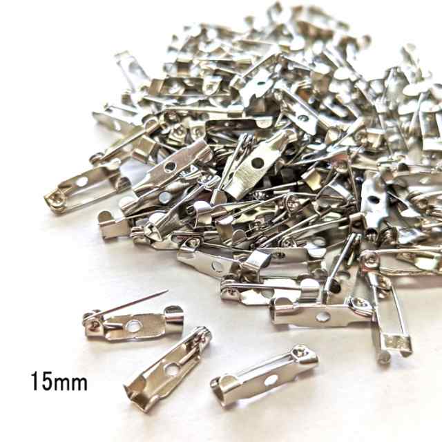 ブローチピン 100個セット 15mm 20mm アクセサリー 手芸 DIYの通販はau PAY マーケット - エムズモノショップ | au PAY  マーケット－通販サイト