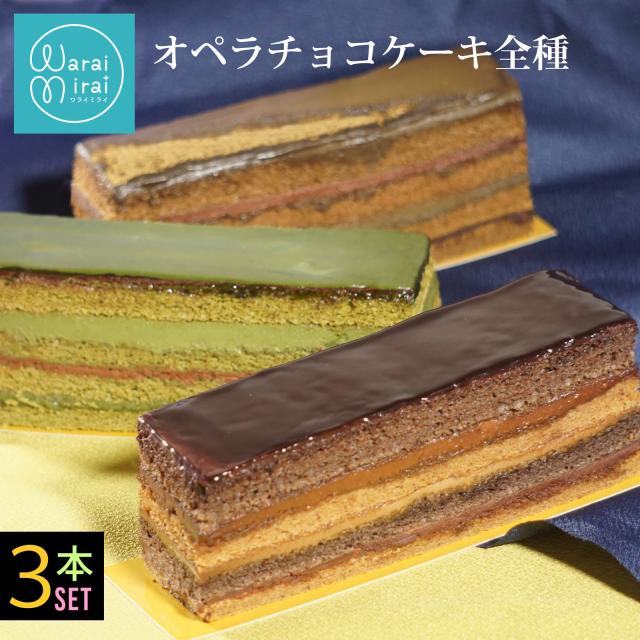 チョコケーキ チョコレートケーキ 高級 オペラケーキ お歳暮 チョコ スイーツ ギフト 誕生日 お誕生日ケーキ コーヒーケーキ 抹茶ケーキ ほうじ茶ケーキ 3本セット お菓子 プレゼント ショコラ ガナッシュ お取り寄せスイーツ 送料無料 チョコレート 水引 箱入