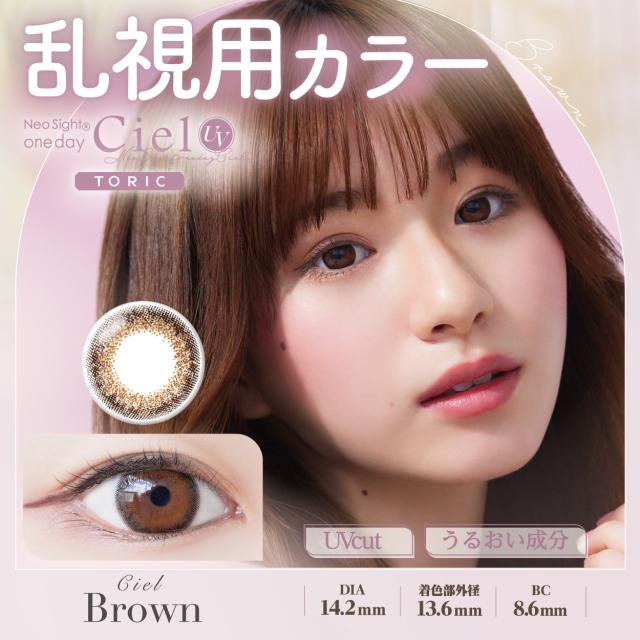 アイレ ネオサイトワンデーシエルUV トーリック(10枚入) 6箱セット 送料無料 TORIC 1日使い捨て 1DAY カラコン 乱視用