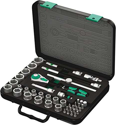 Wera(ヴェラ) 05003594001 | 8100 SB 2 Zyklop スピードラチェット3/8 セット ミリ 43点