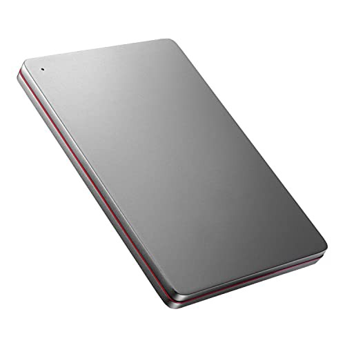 アイ・オー・データ ポータブルハードディスク 1TB USB 3.2 Gen 1(USB 3.0)対応 Black×Red 日本製 HDPX-U