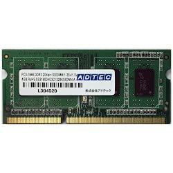 アドテック Mac用 DDR3L-1866 SO-DIMM 4GB 低電圧 ADM14900N-L4G