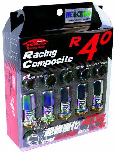 KYO-EI [ 協永産業 ] Racing Composite R40 [ M12×P1.5 ] Nut ネオクロ [ 個数:20P ] [