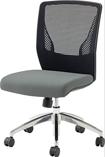 オカムラ オフィスチェア 在宅勤務 テレワーク対応 ビラージュ メッシュバック 肘なし グレー 8VCM1A-FHR2 幅64.4×奥行64.4の通販は